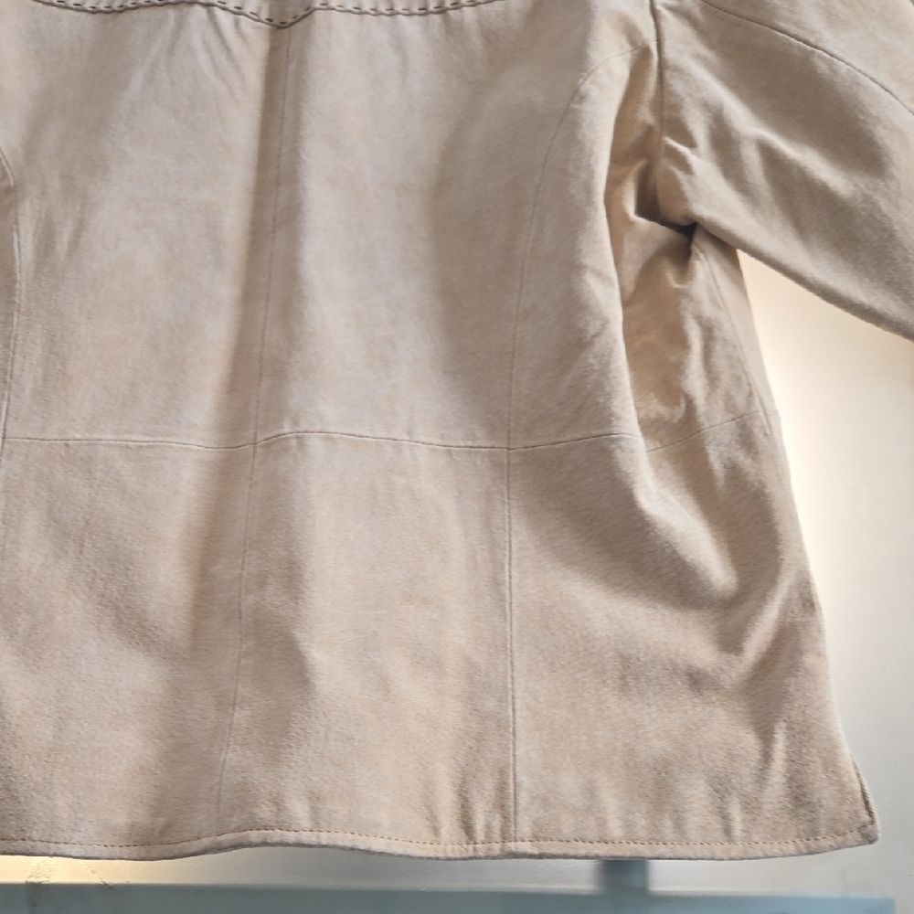 Ruff Hewn Women's Beige Utility Jacket - Picture 11 of 15